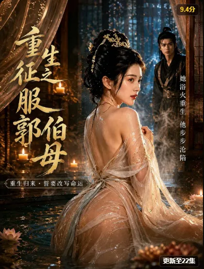 短剧《重生之征服郭伯母》竖版海报